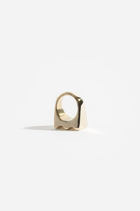 Wave Signet Ring