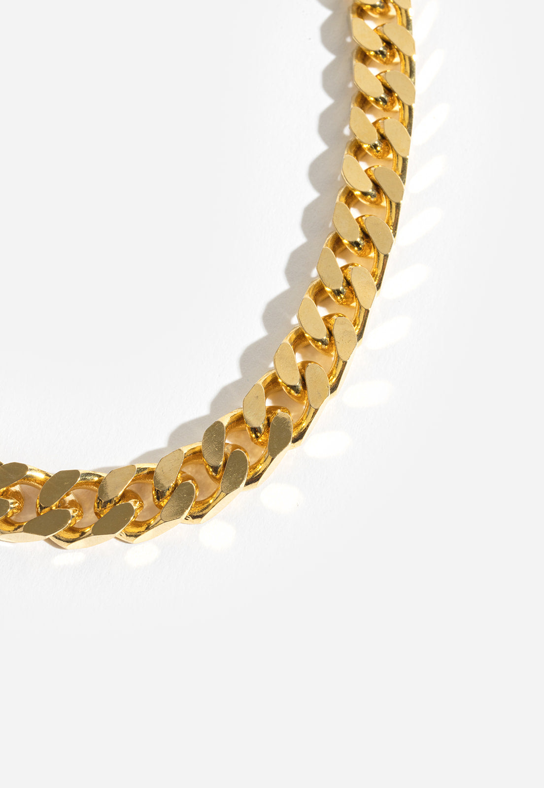 Men's Yellow Gold Solid Comfort Curb Chain Necklace | 7mm | REEDS Jewelers